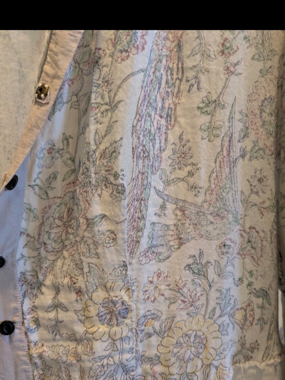 Magnolia Pearl Sybeal Cotton Chemise Dress Distressed Hi Lo Tunic Top - NWT - OS - Picture 7 of 8